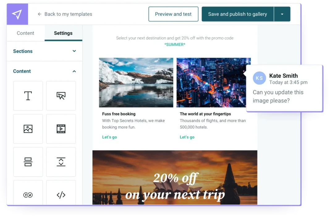 Mailjet AI App Beautiful-Email-TemplatesReal-Time-Collaboration-Tool-with-Teammates